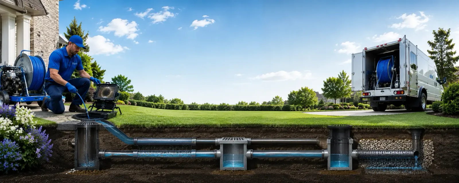 Outdoor drain cleaning information for Overpeck, OH